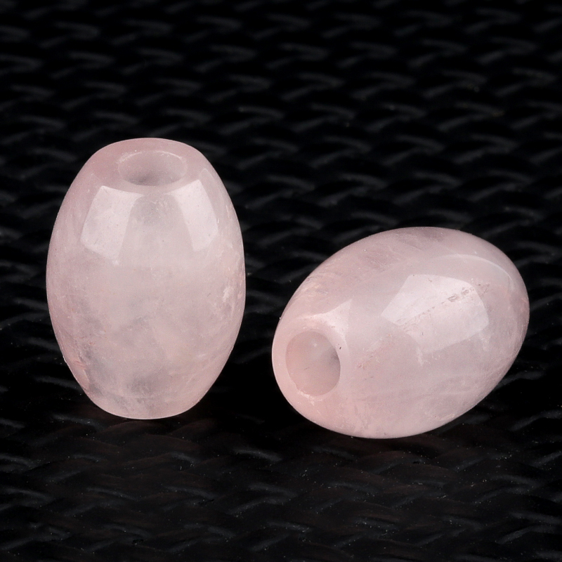 Loose 13x18MM Stone Rice Beads for Making Jewelry Drilled Big Hole-4MM 1Pieces