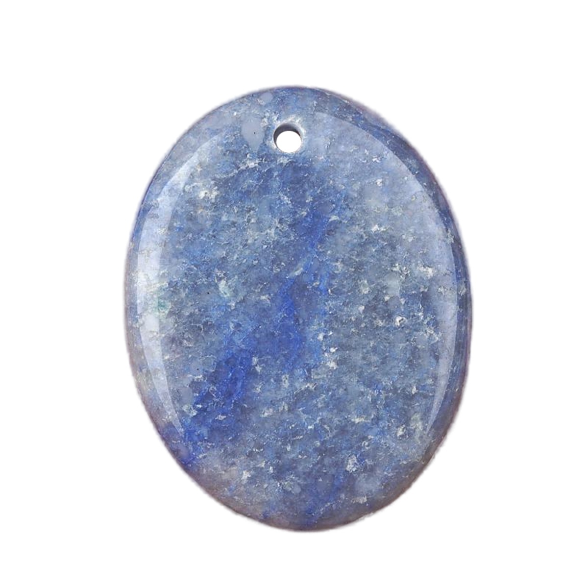 Oval Gemstone Pendant for Making Jewelry 35x45MM Stone Beads Healing Chakra Crystal