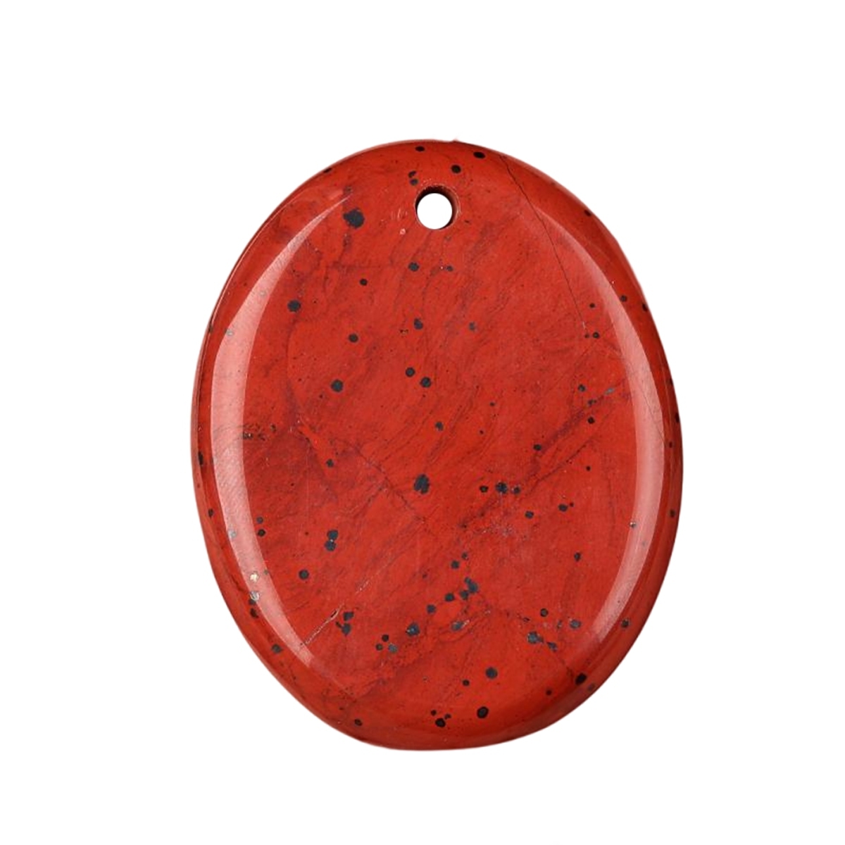 Oval Gemstone Pendant for Making Jewelry 35x45MM Stone Beads Healing Chakra Crystal