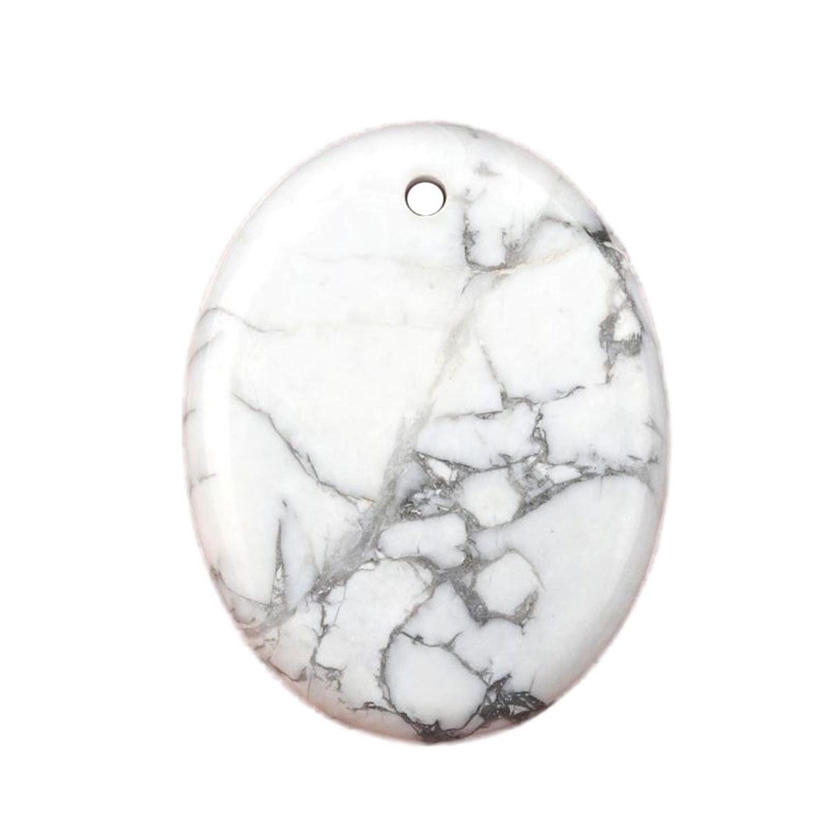 Oval Gemstone Pendant for Making Jewelry 35x45MM Stone Beads Healing Chakra Crystal