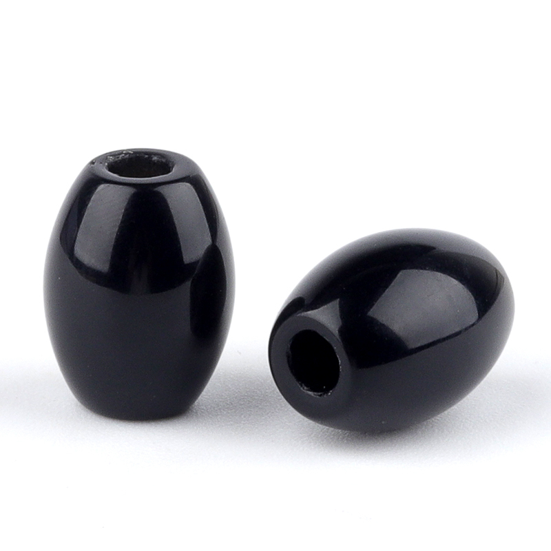 Loose 13x18MM Stone Rice Beads for Making Jewelry Drilled Big Hole-4MM 1Pieces