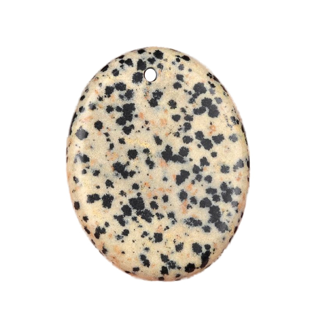 Oval Gemstone Pendant for Making Jewelry 35x45MM Stone Beads Healing Chakra Crystal