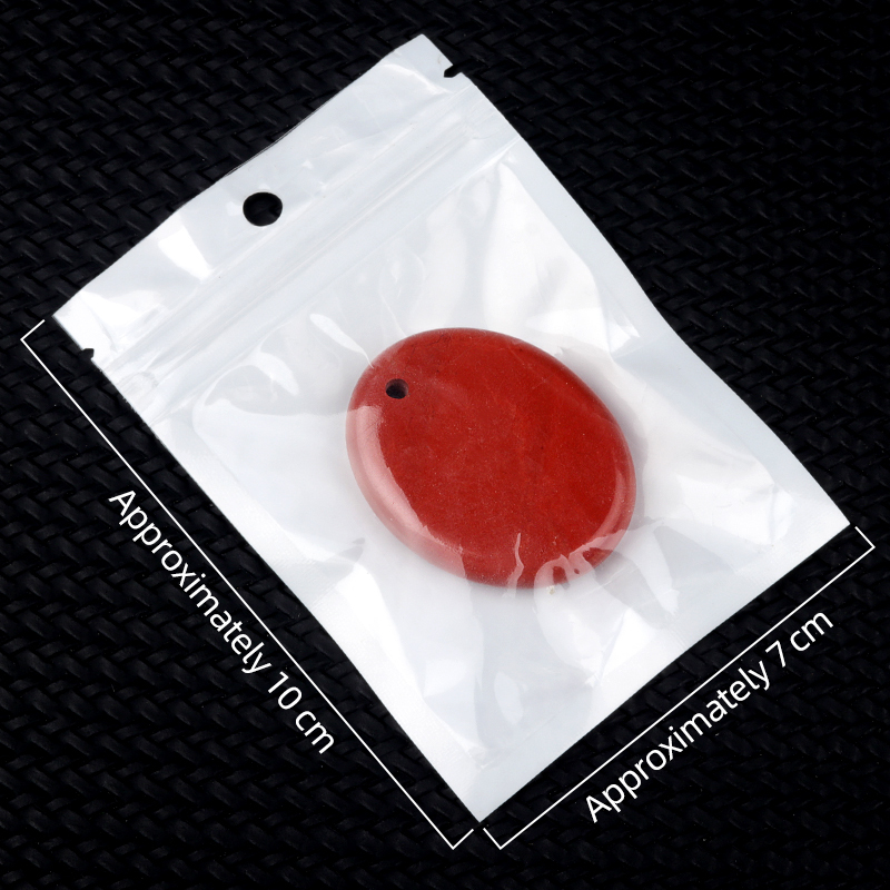 Oval Gemstone Pendant for Making Jewelry 35x45MM Stone Beads Healing Chakra Crystal