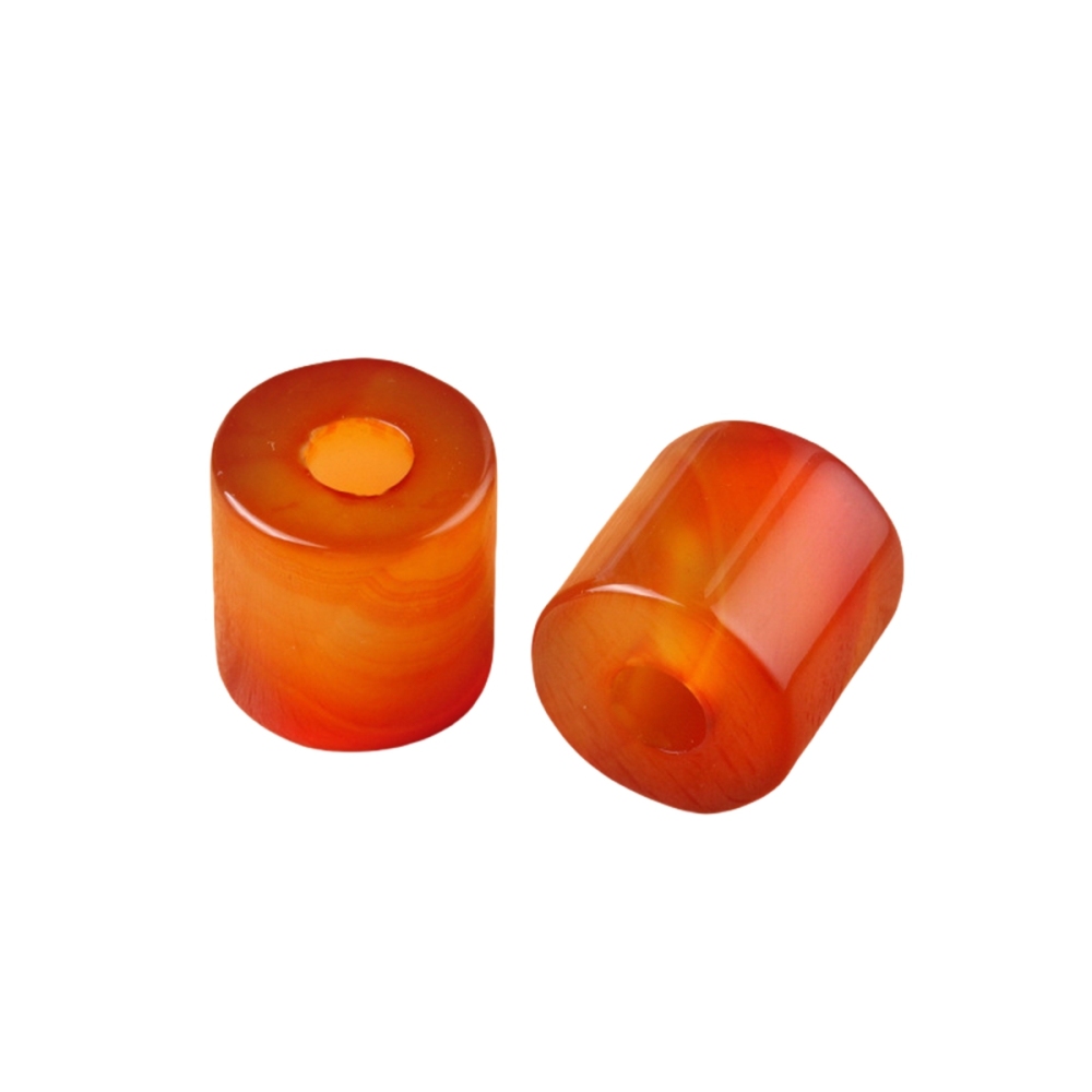 Loose 9X9MM Tube Stone Beads for Making Jewelry Drilled Big Hole-3MM 1Pieces