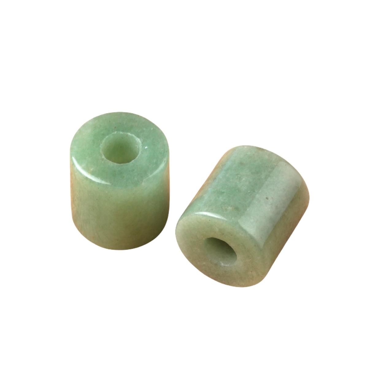 Loose 9X9MM Tube Stone Beads for Making Jewelry Drilled Big Hole-3MM 1Pieces