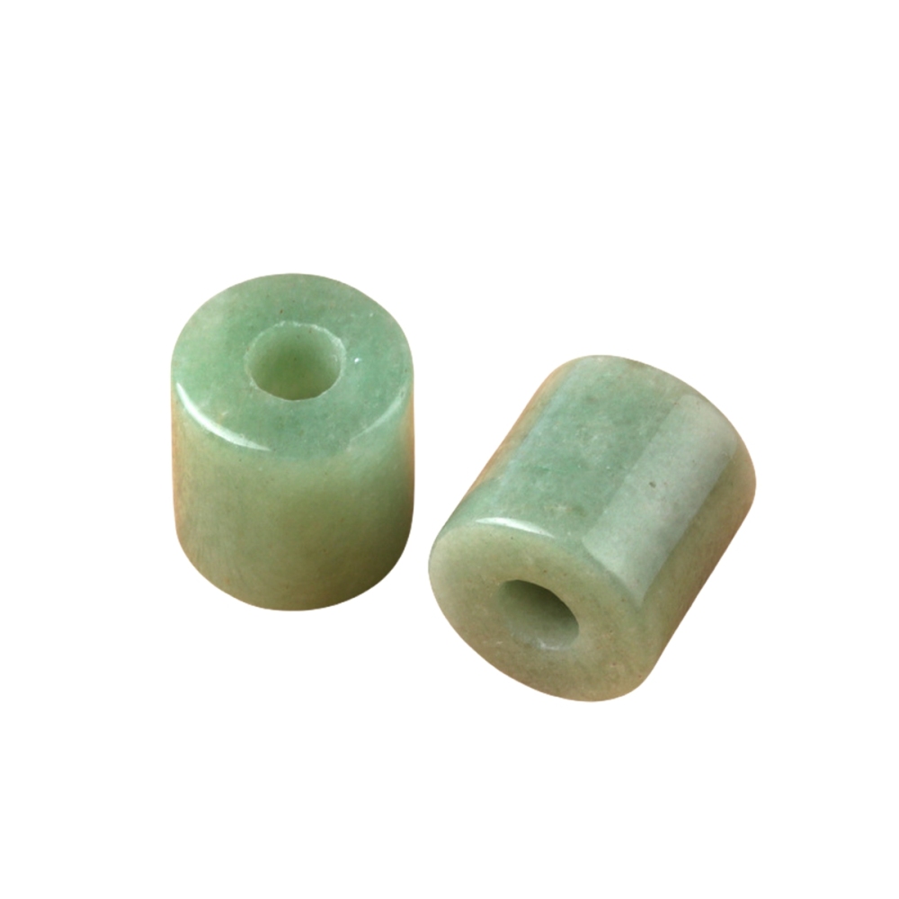 Loose 9X9MM Tube Stone Beads for Making Jewelry Drilled Big Hole-3MM 1Pieces