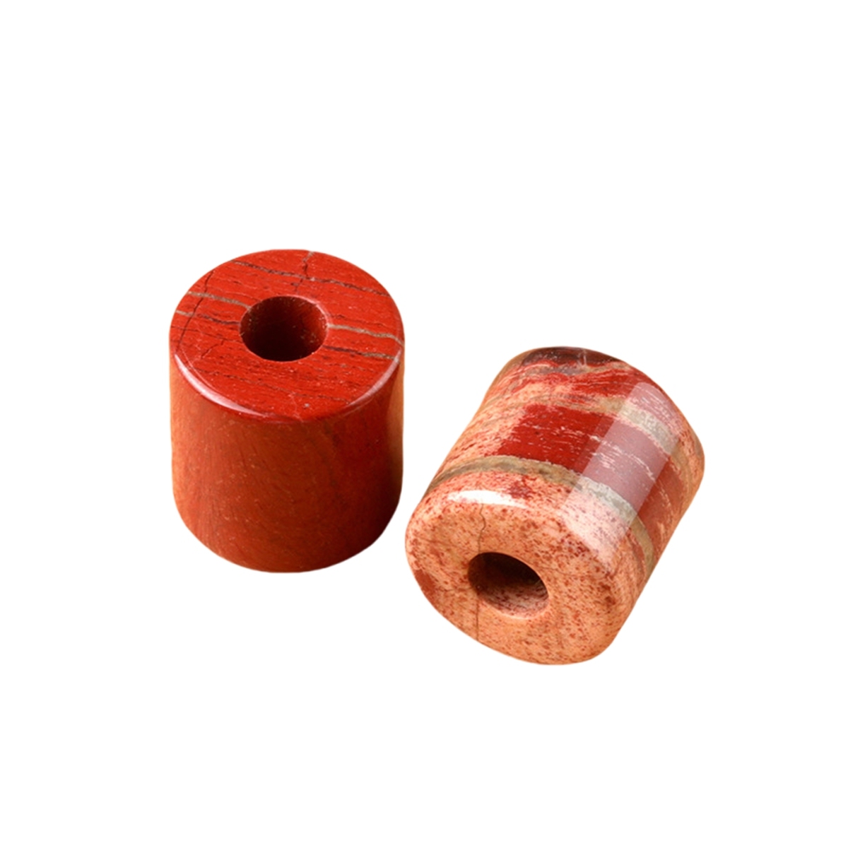 Loose 9X9MM Tube Stone Beads for Making Jewelry Drilled Big Hole-3MM 1Pieces