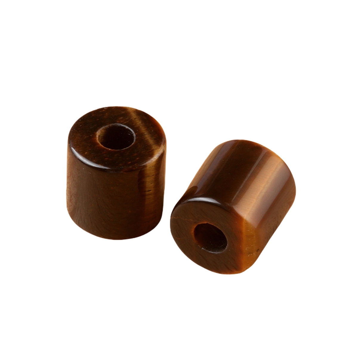 Loose 9X9MM Tube Stone Beads for Making Jewelry Drilled Big Hole-3MM 1Pieces