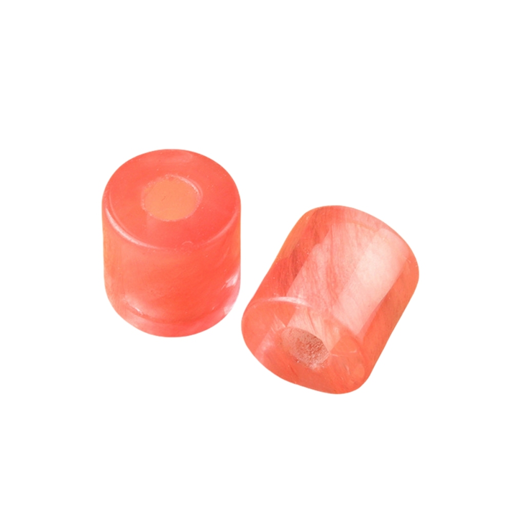 Loose 9X9MM Tube Stone Beads for Making Jewelry Drilled Big Hole-3MM 1Pieces