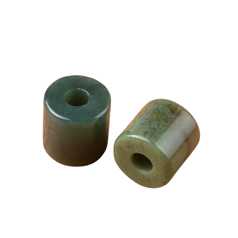 Loose 9X9MM Tube Stone Beads for Making Jewelry Drilled Big Hole-3MM 1Pieces