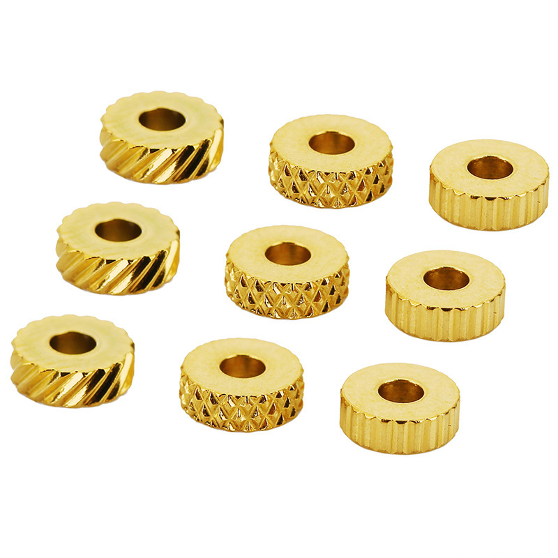 100PCS Pattern Stainless Steel Spacer Beads For Making Jewelry