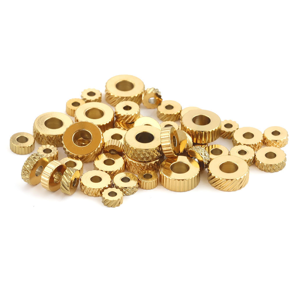 100PCS Pattern Stainless Steel Spacer Beads For Making Jewelry