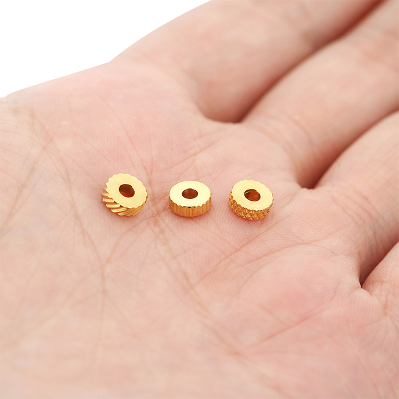 100PCS Pattern Stainless Steel Spacer Beads For Making Jewelry