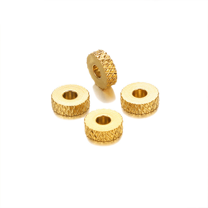 100PCS Pattern Stainless Steel Spacer Beads For Making Jewelry