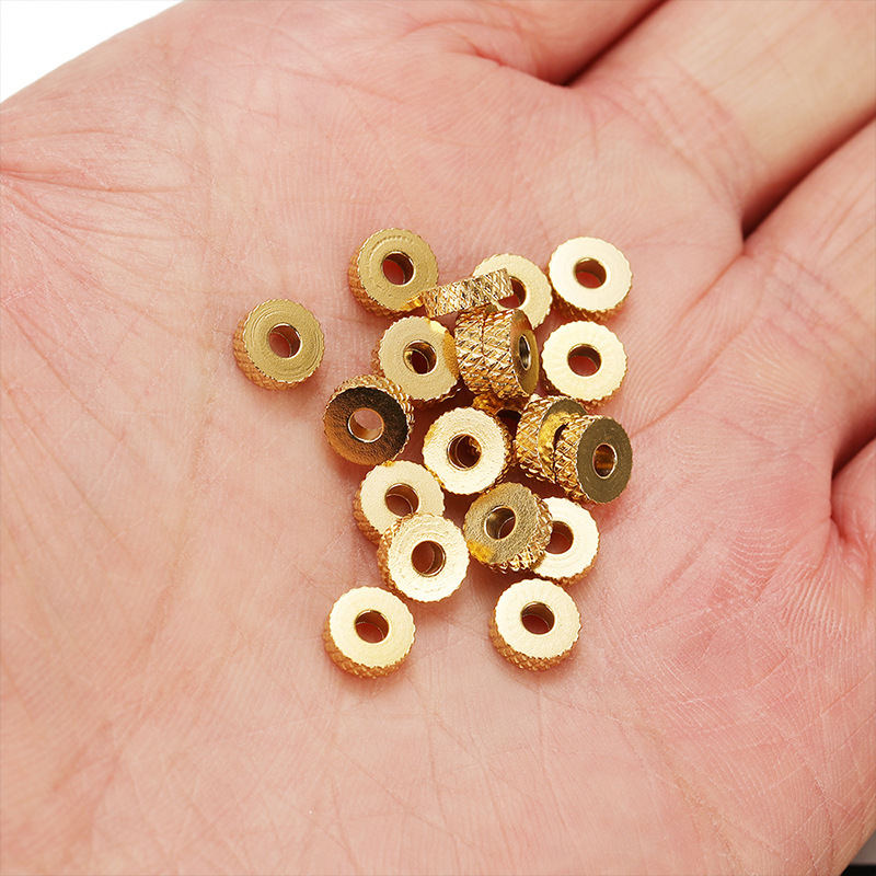 100PCS Pattern Stainless Steel Spacer Beads For Making Jewelry