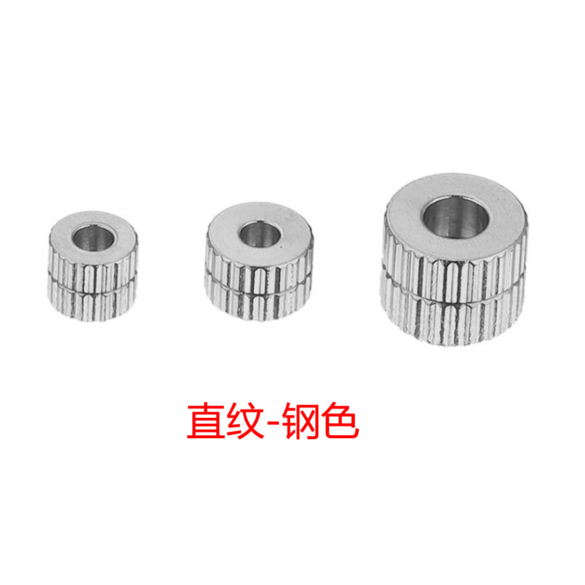 100PCS Pattern Stainless Steel Spacer Beads For Making Jewelry