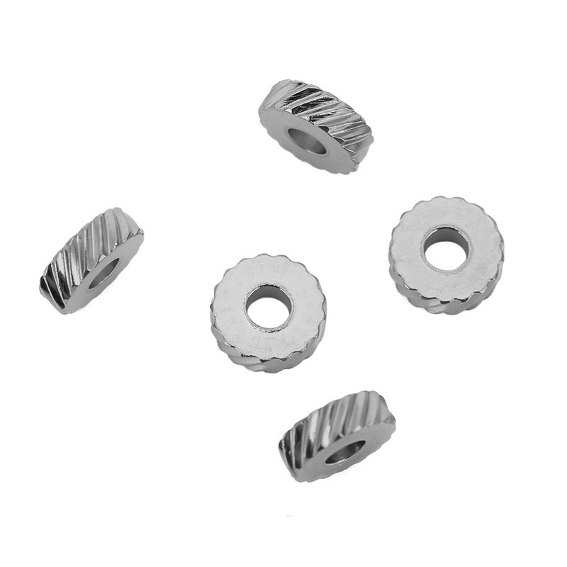 100PCS Pattern Stainless Steel Spacer Beads For Making Jewelry