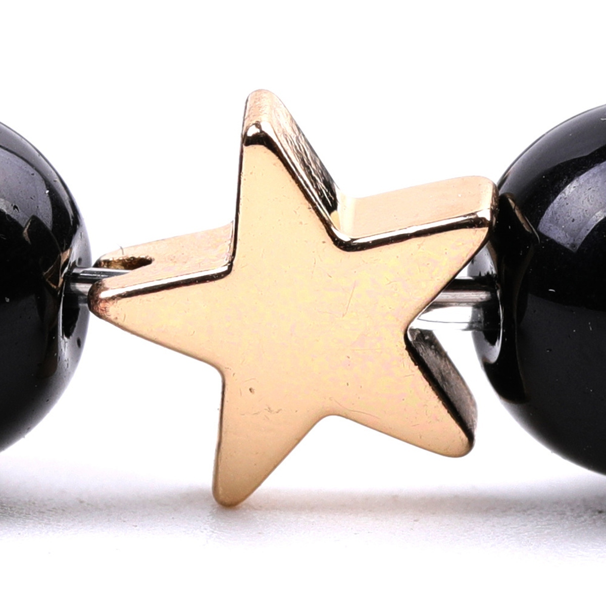 Black Onyx Zodiac Bracelets for Women Men 12 Constellations Healing Crystal Stretch Bracelet Zodiac Sign Blue Goldstone Horoscope Spiritual Jewelry Birthday Gift