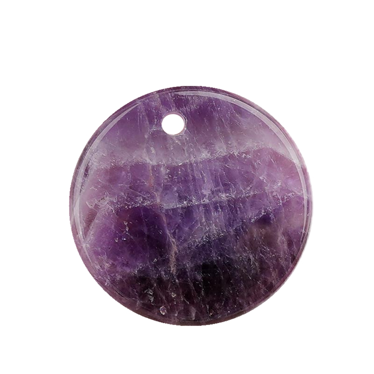 30MM Flat Round Gemstone Disc Pendant for Making Jewelry