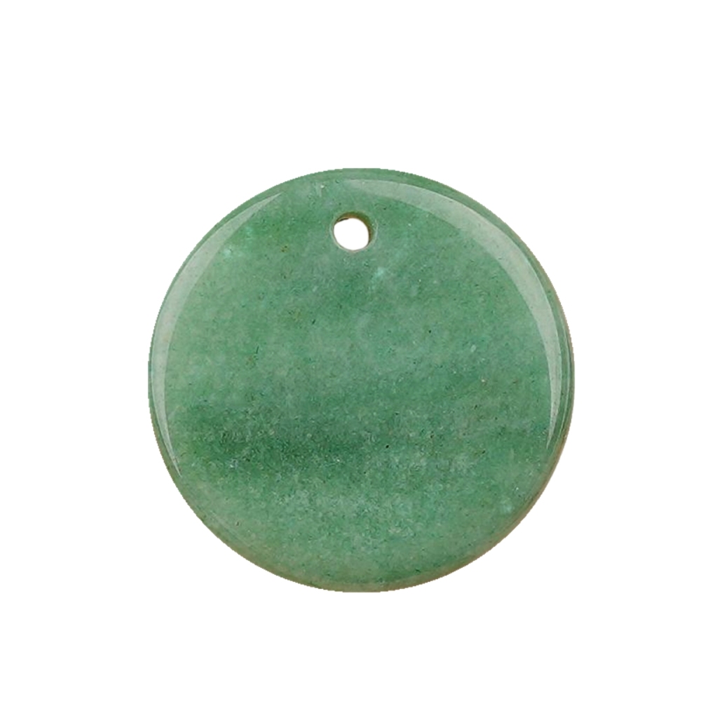 30MM Flat Round Gemstone Disc Pendant for Making Jewelry