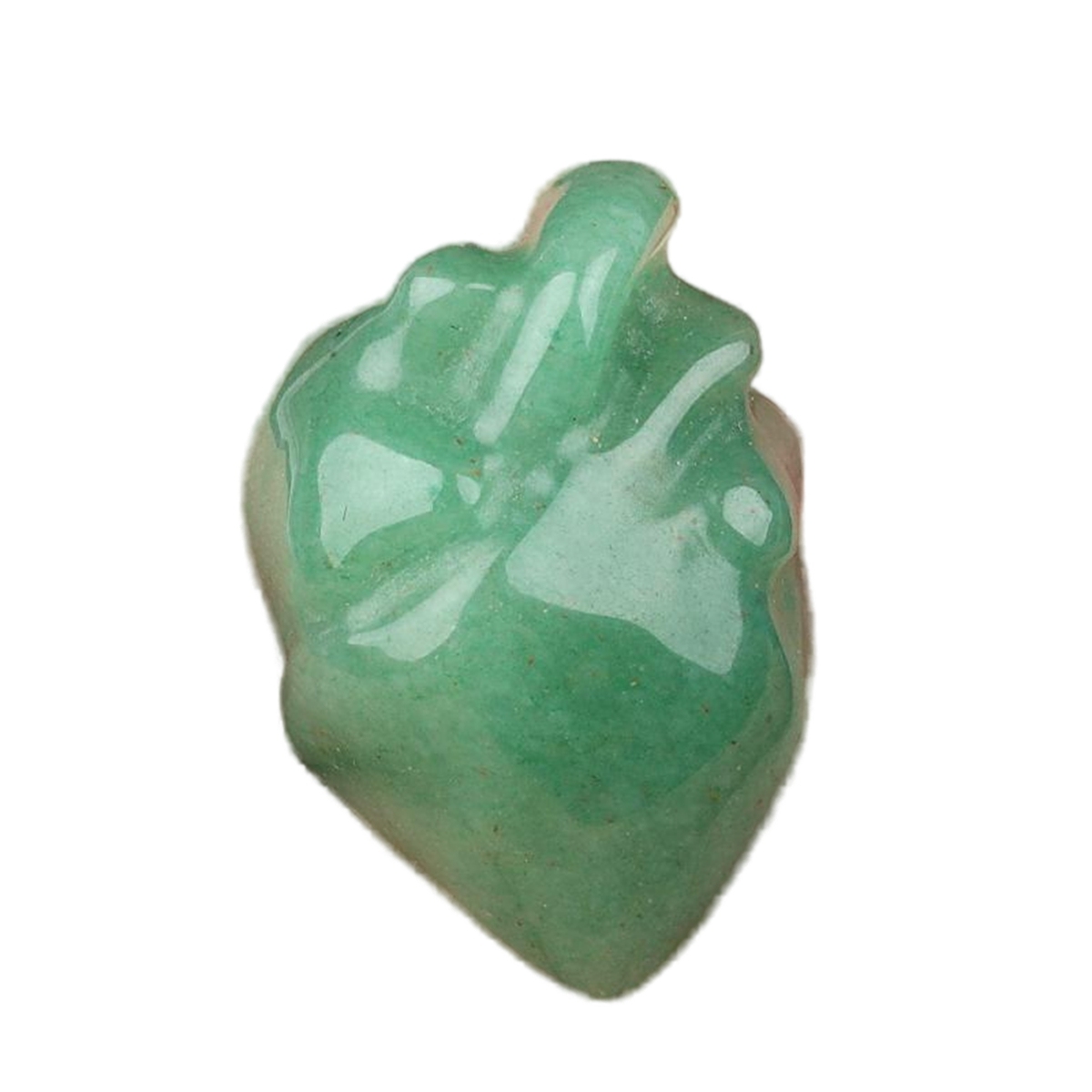 Handmade Craved Heart Shape Gemstone Decoration