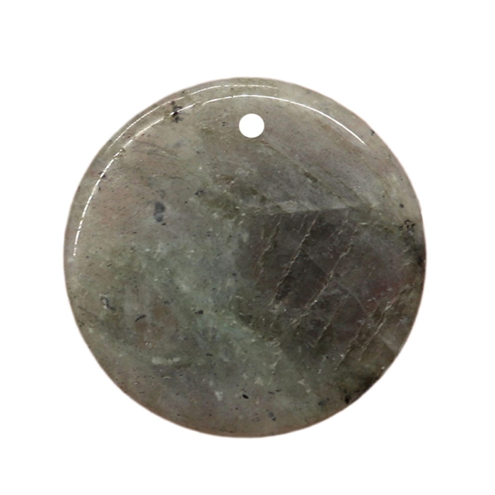 30MM Flat Round Gemstone Disc Pendant for Making Jewelry
