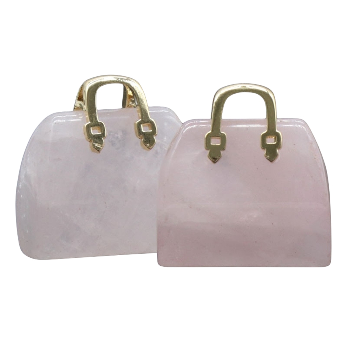 Gold Handbag Gemstone Pendant for Making Jewelry
