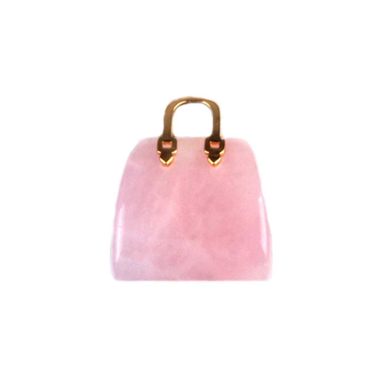 Gold Handbag Gemstone Pendant for Making Jewelry