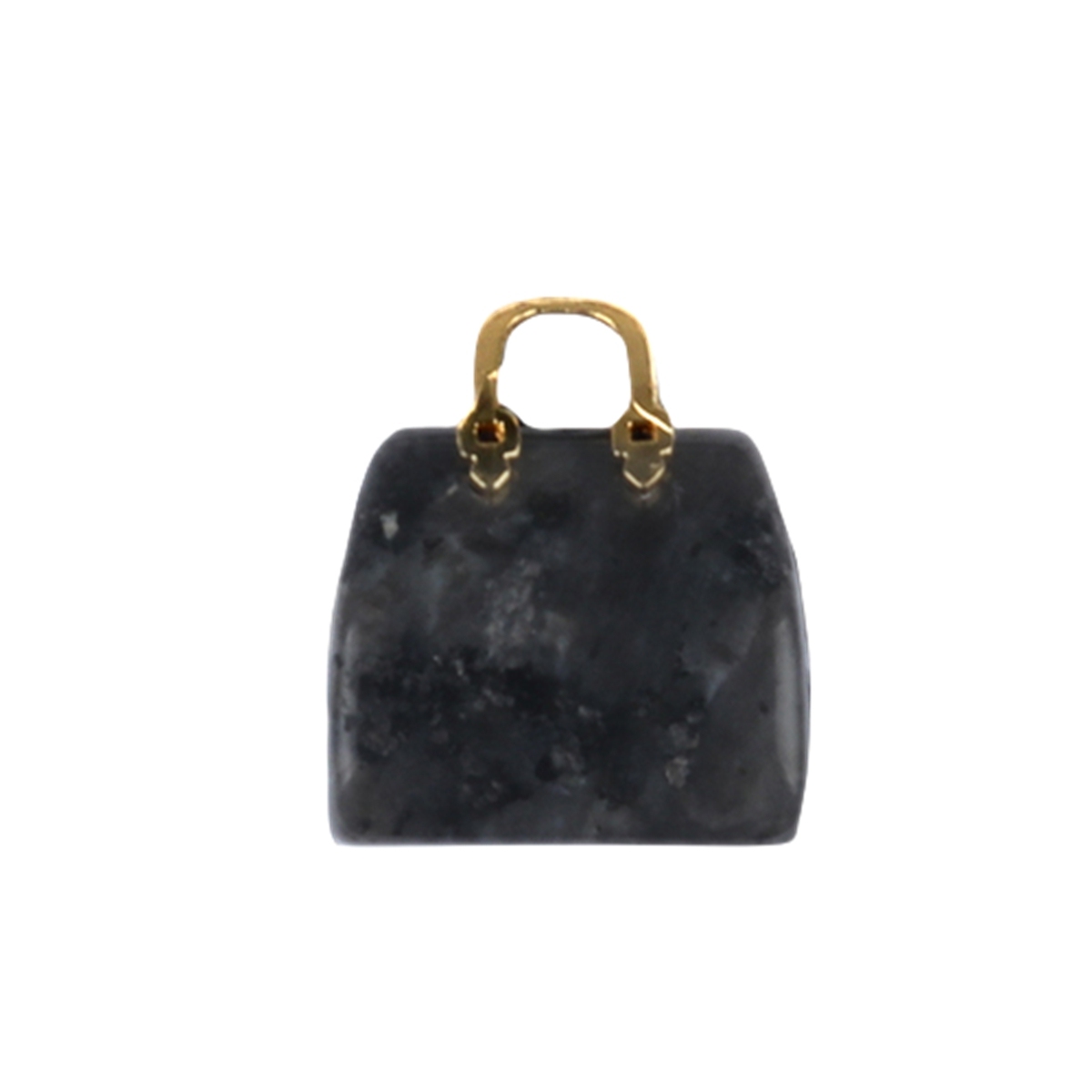Gold Handbag Gemstone Pendant for Making Jewelry