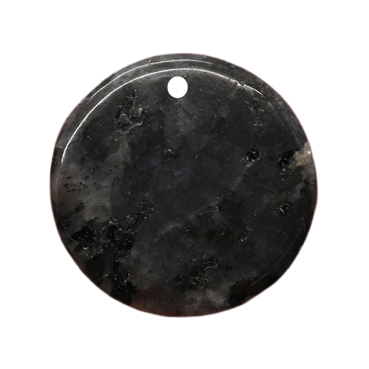 30MM Flat Round Gemstone Disc Pendant for Making Jewelry