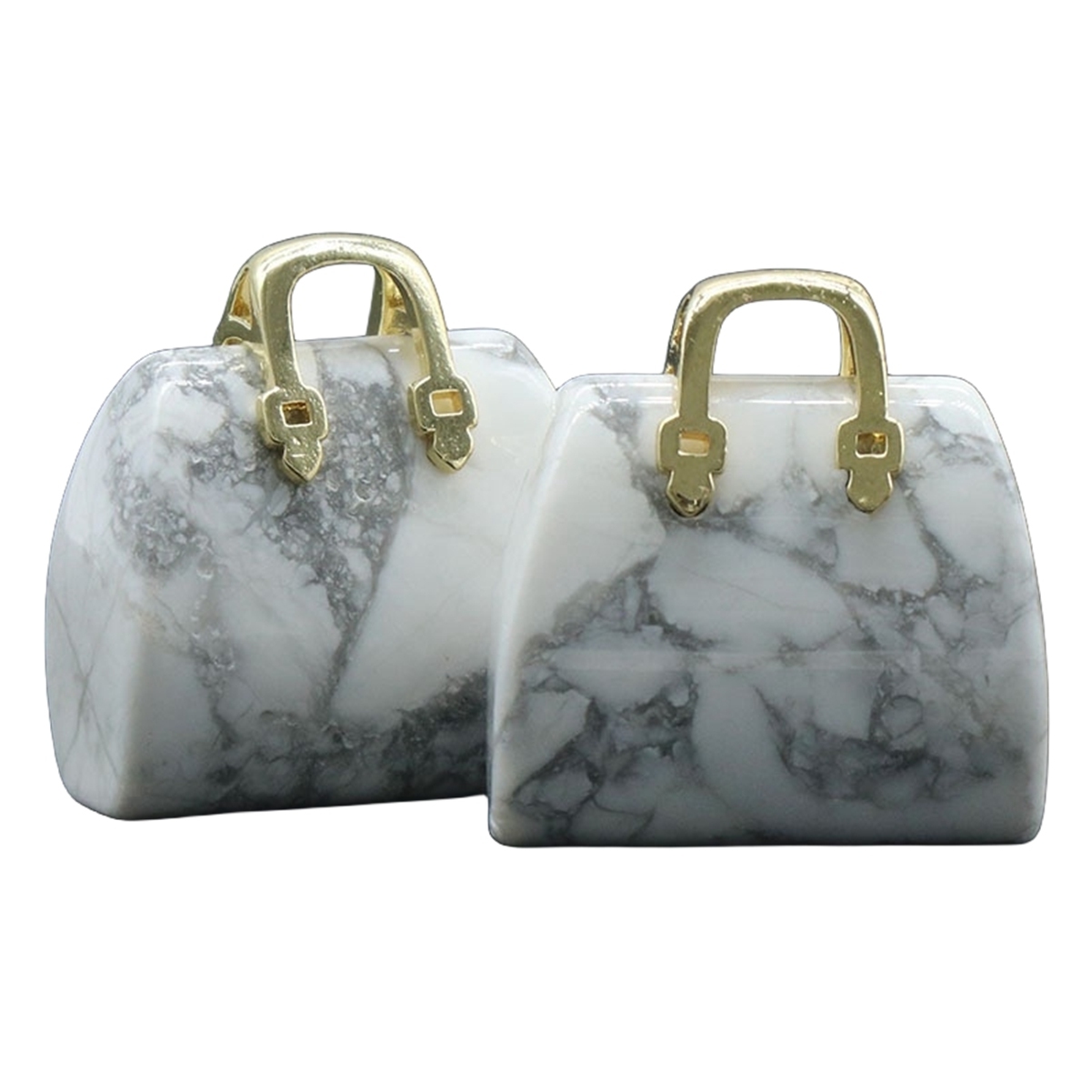 Gold Handbag Gemstone Pendant for Making Jewelry