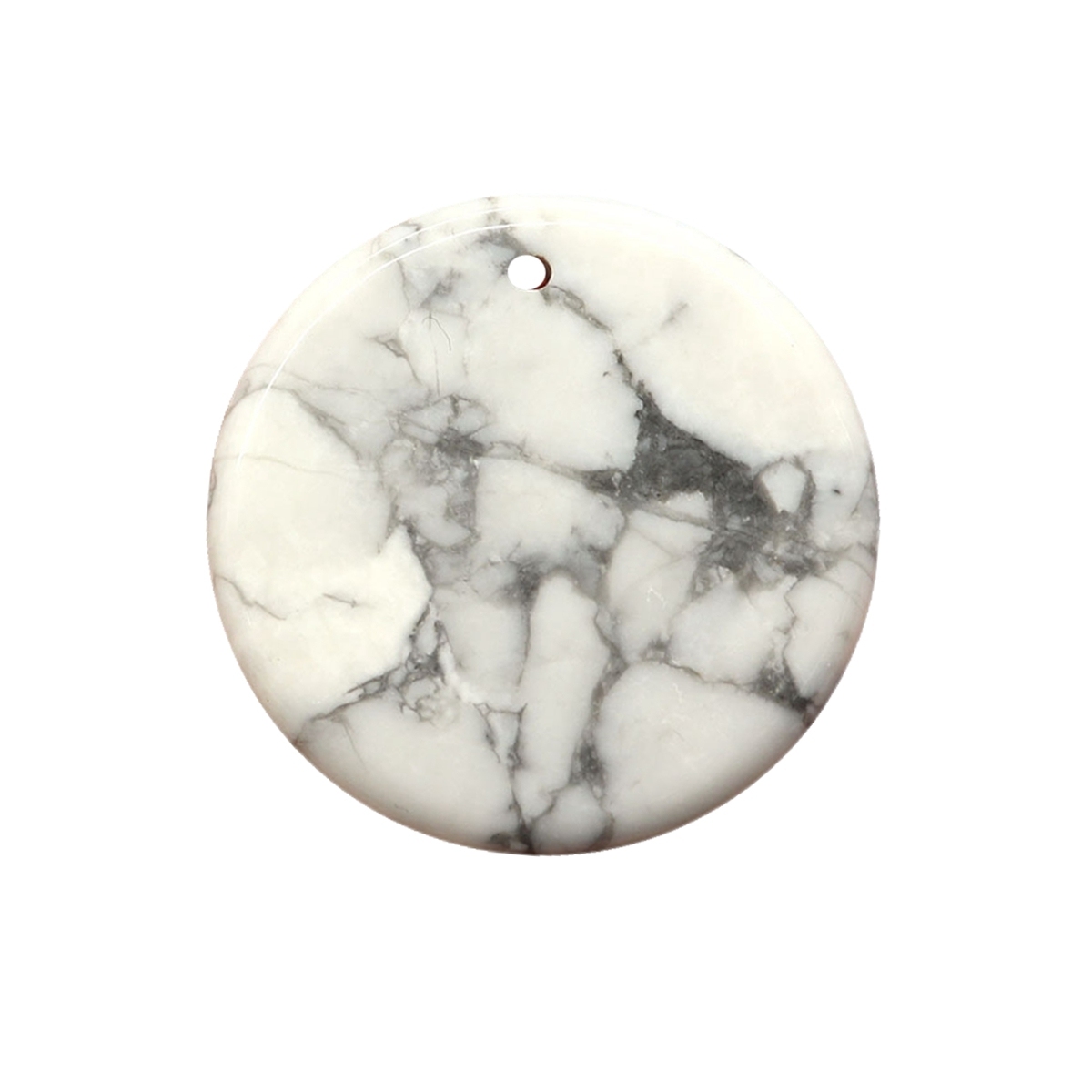 30MM Flat Round Gemstone Disc Pendant for Making Jewelry