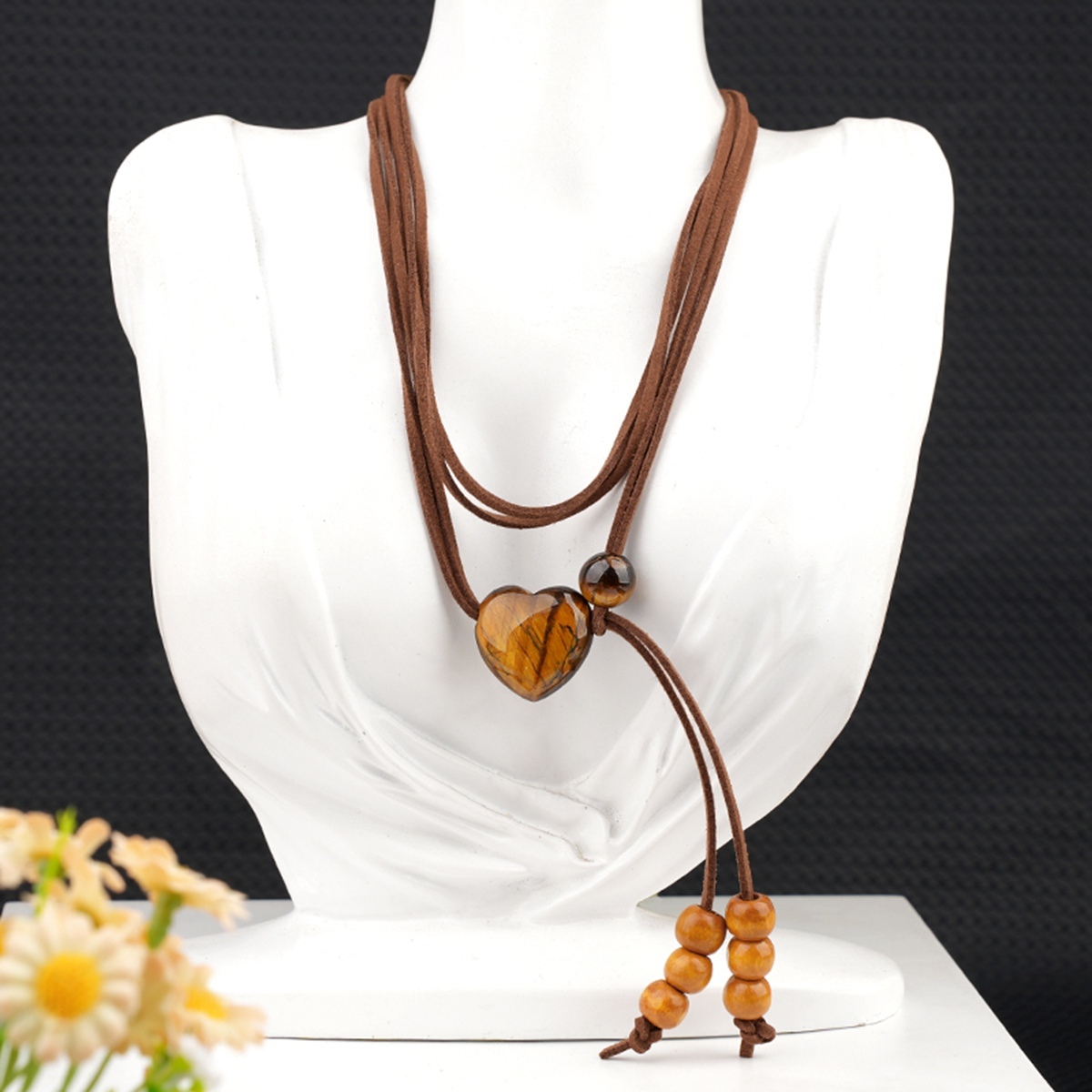 Love Heart 25MM Beads Waist Chain & Necklace