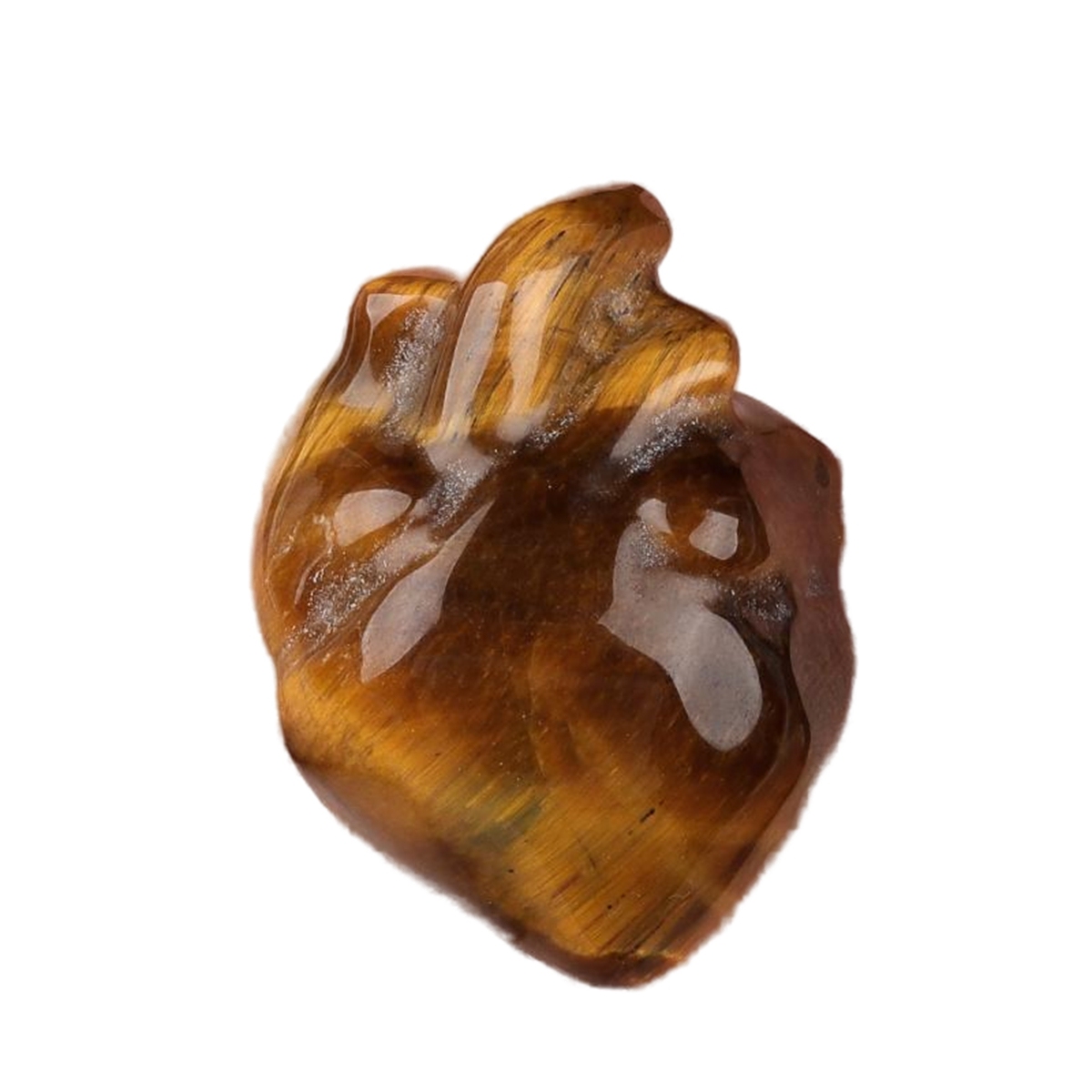 Handmade Craved Heart Shape Gemstone Decoration