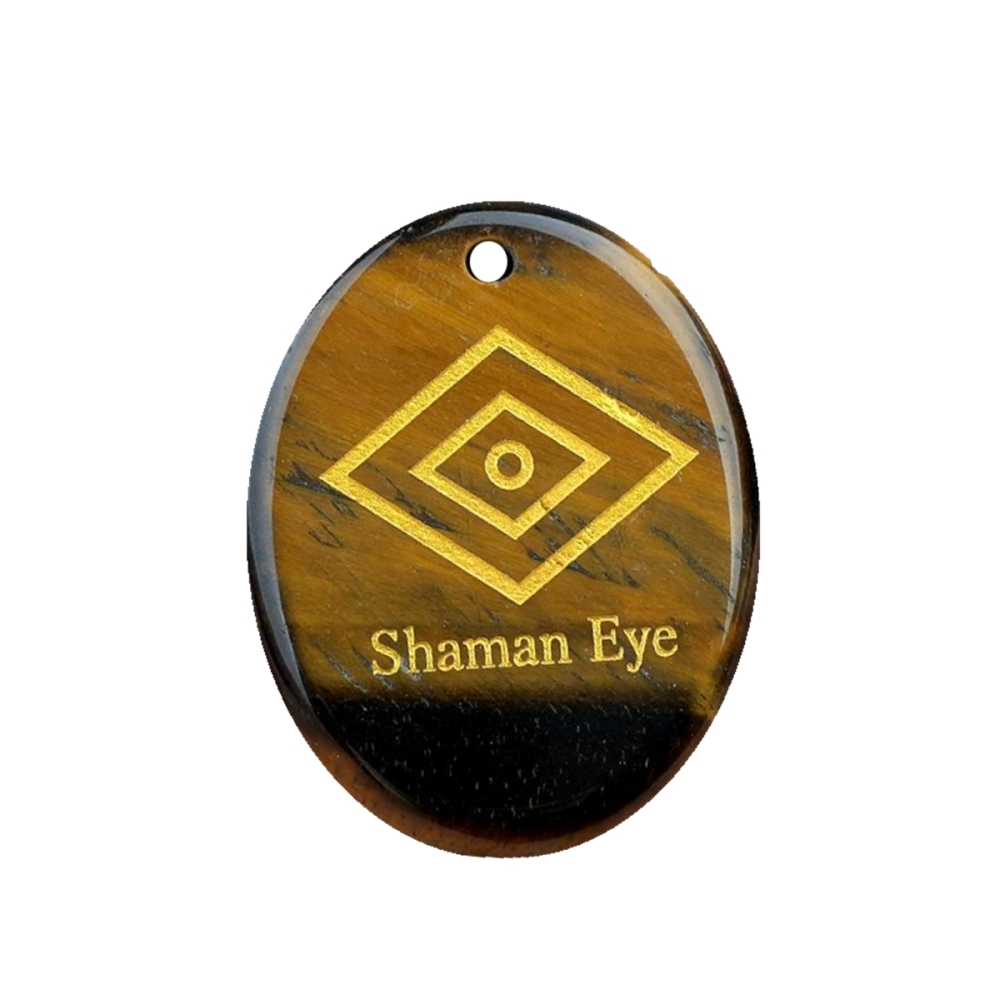 Oval Gemstone Pendant Craved Logo for Making Jewelry 35x45MM Stone Beads Healing Chakra Crystal