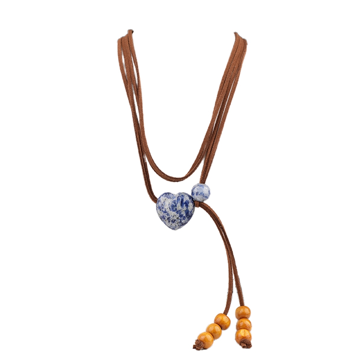 Love Heart 25MM Beads Waist Chain & Necklace
