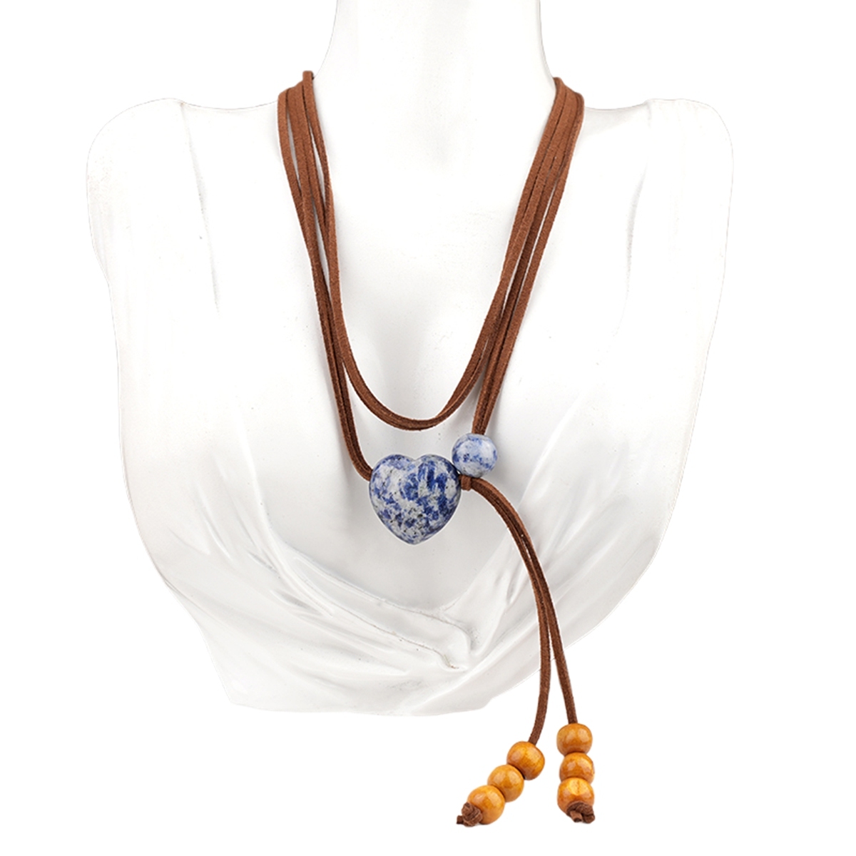 Love Heart 25MM Beads Waist Chain & Necklace