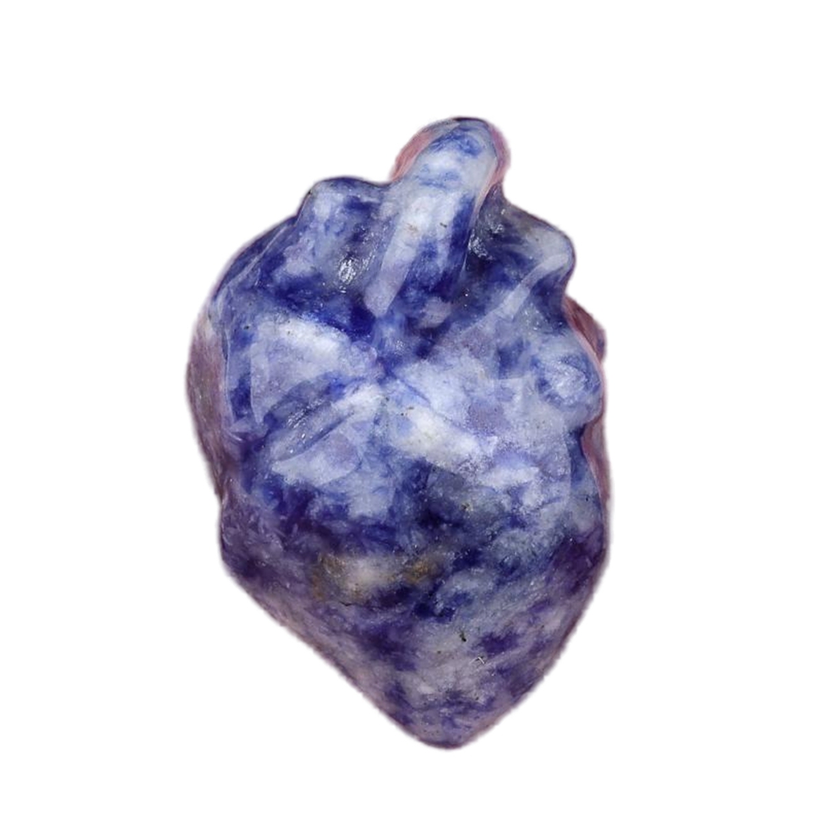 Handmade Craved Heart Shape Gemstone Decoration