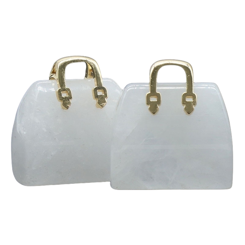 Gold Handbag Gemstone Pendant for Making Jewelry