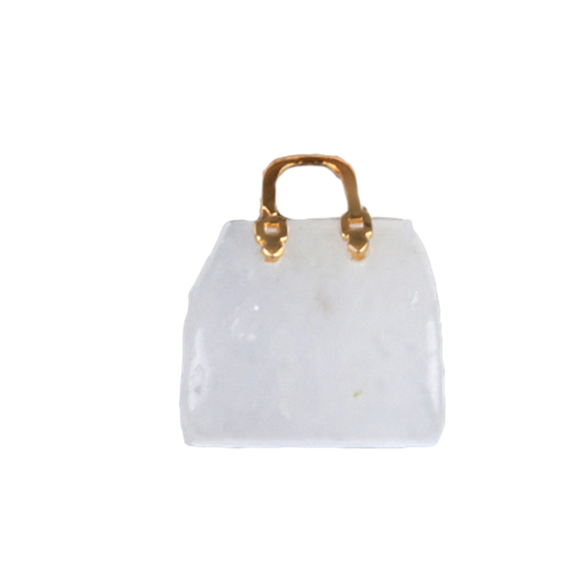 Gold Handbag Gemstone Pendant for Making Jewelry