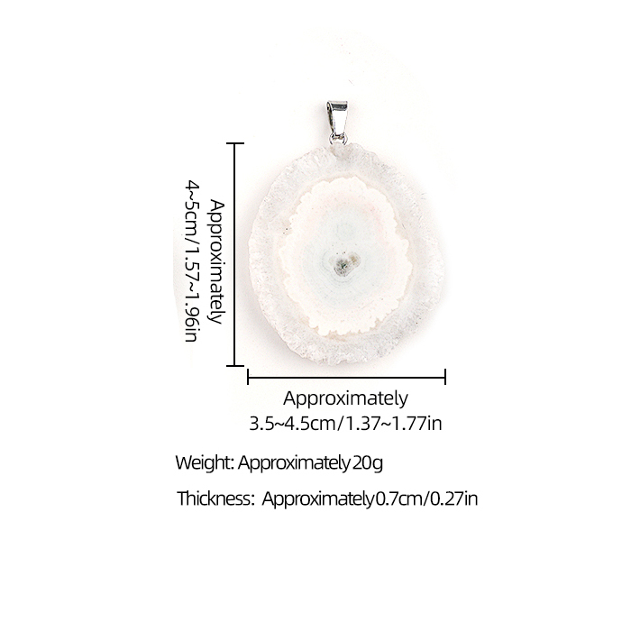 Druzy Agate Crystal Flower Pendant Necklace 45CM Black Cord