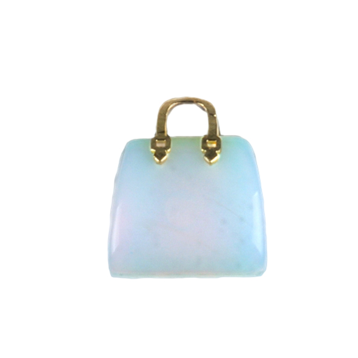 Gold Handbag Gemstone Pendant for Making Jewelry