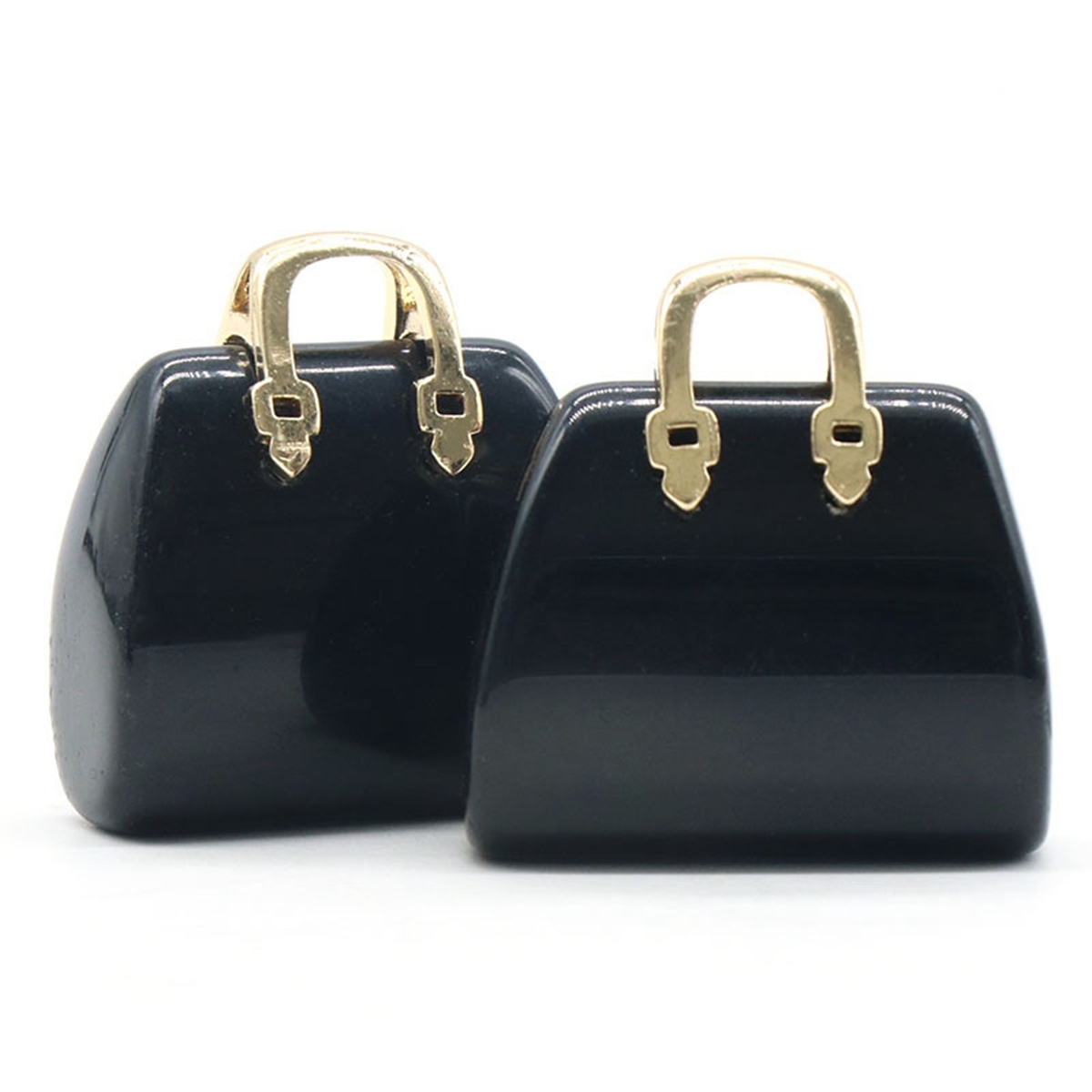 Gold Handbag Gemstone Pendant for Making Jewelry