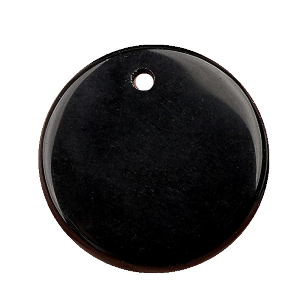 30MM Flat Round Gemstone Disc Pendant for Making Jewelry