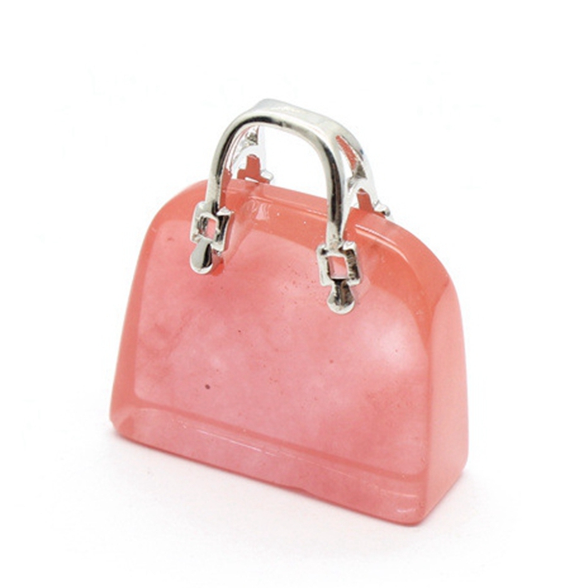Gold Handbag Gemstone Pendant for Making Jewelry