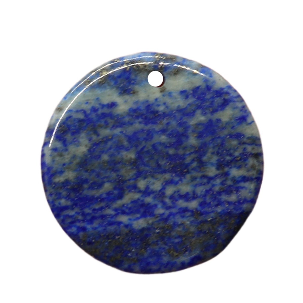 30MM Flat Round Gemstone Disc Pendant for Making Jewelry