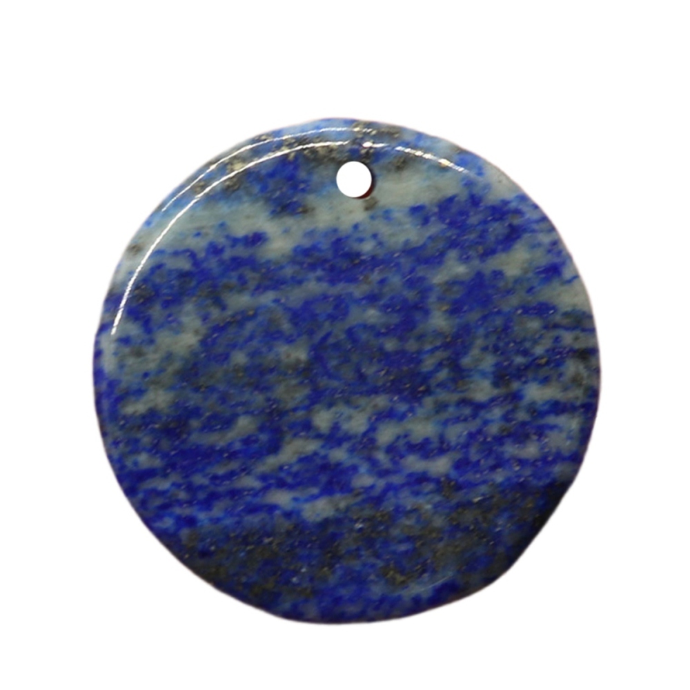 30MM Flat Round Gemstone Disc Pendant for Making Jewelry