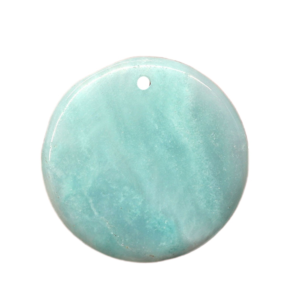 30MM Flat Round Gemstone Disc Pendant for Making Jewelry