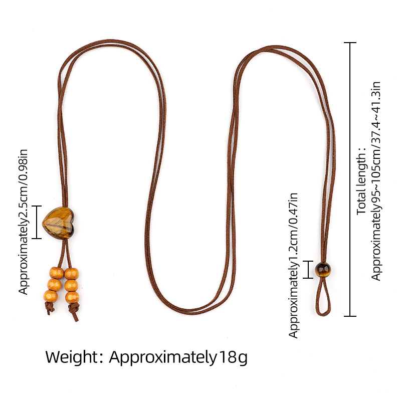Love Heart 25MM Beads Waist Chain & Necklace