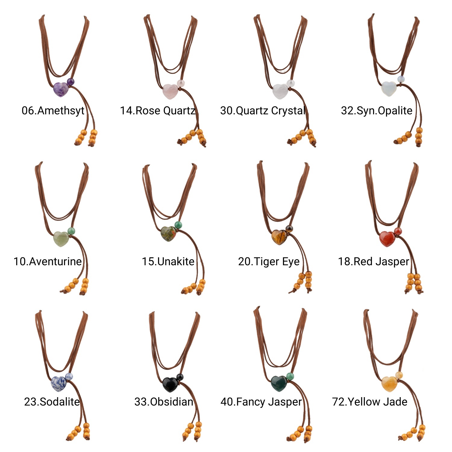 Love Heart 25MM Beads Waist Chain & Necklace